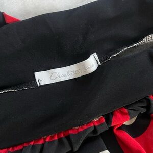 Charlotte Russe Elegant Black and Red Garment